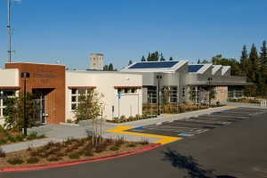 West college solar array and entry